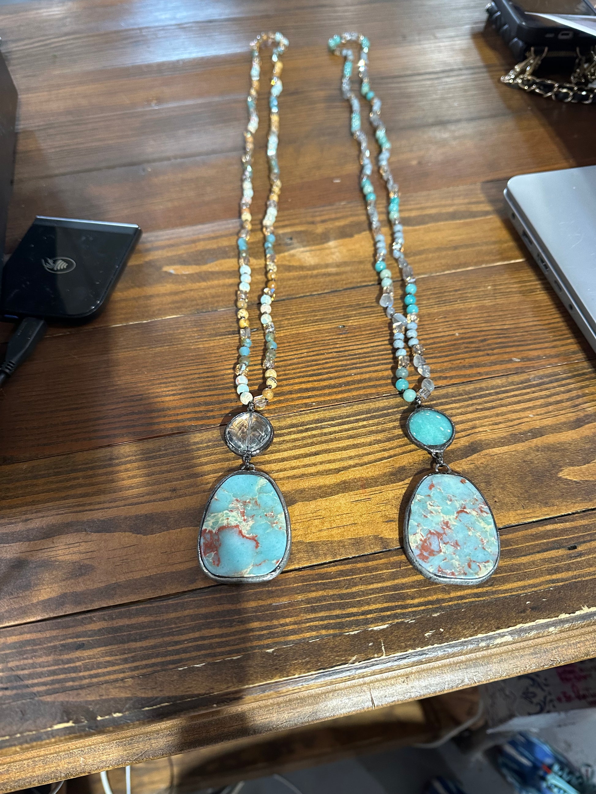 Vintage beaded turquoise necklace