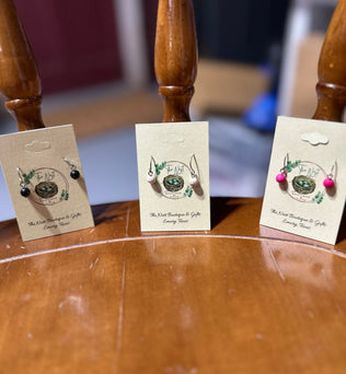 Tiny dangle earrings