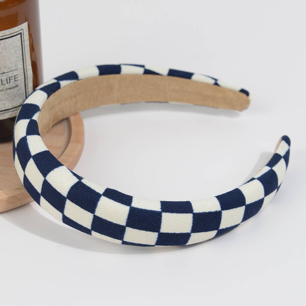 Checkerboard Plaid Headband