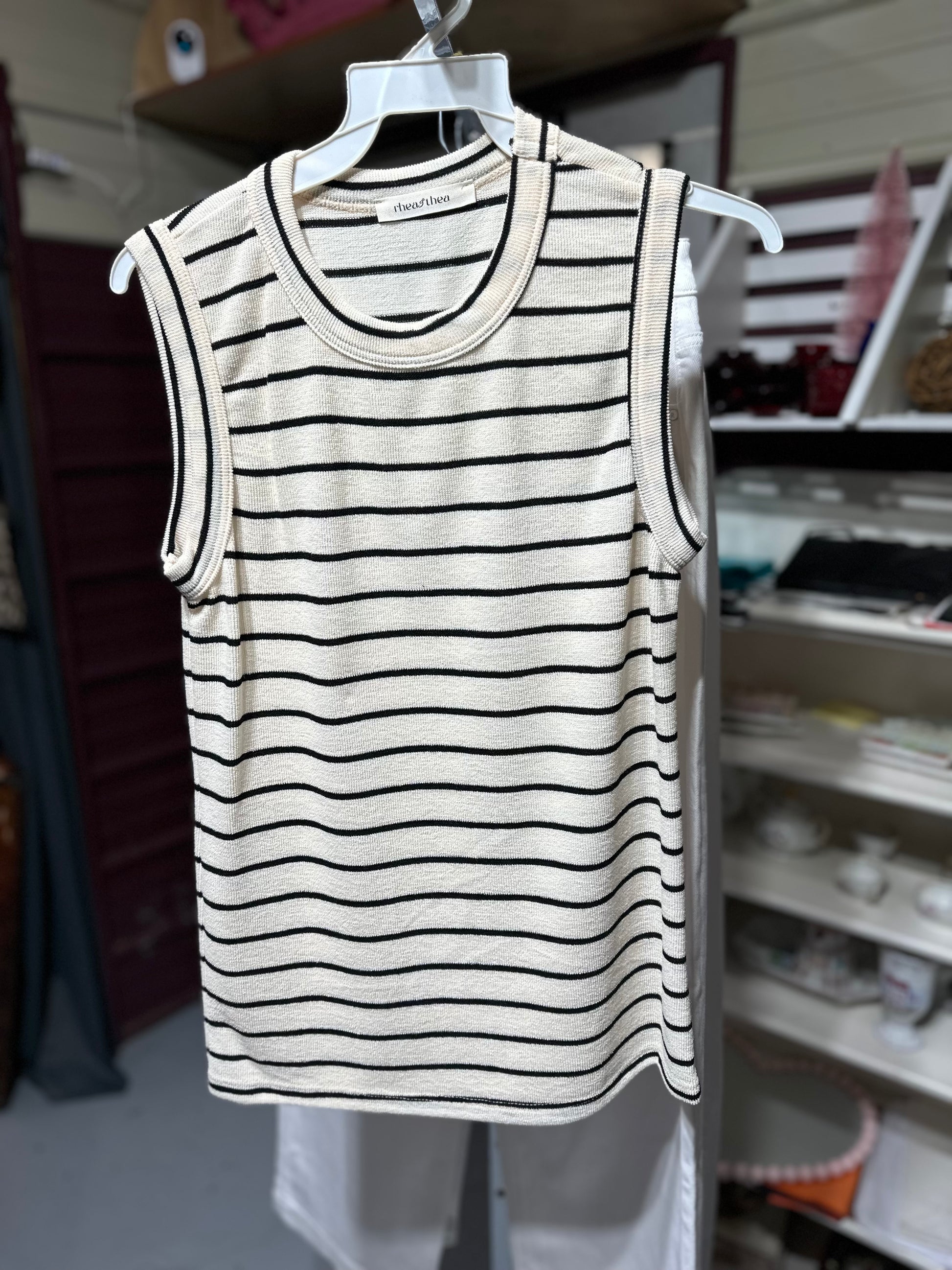 Tina stripped tank top