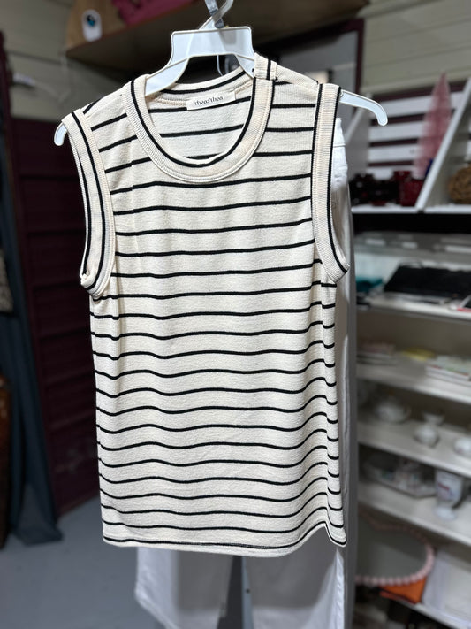 Tina stripped tank top