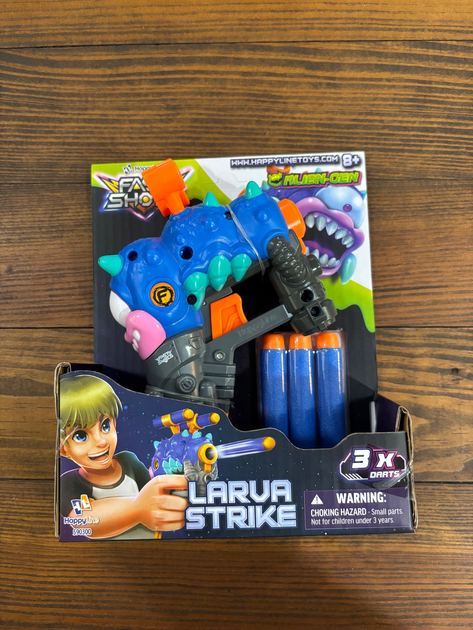 Larva Strike- Happy line