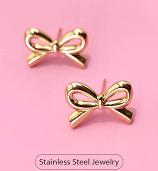 BOW STUD EARRINGS