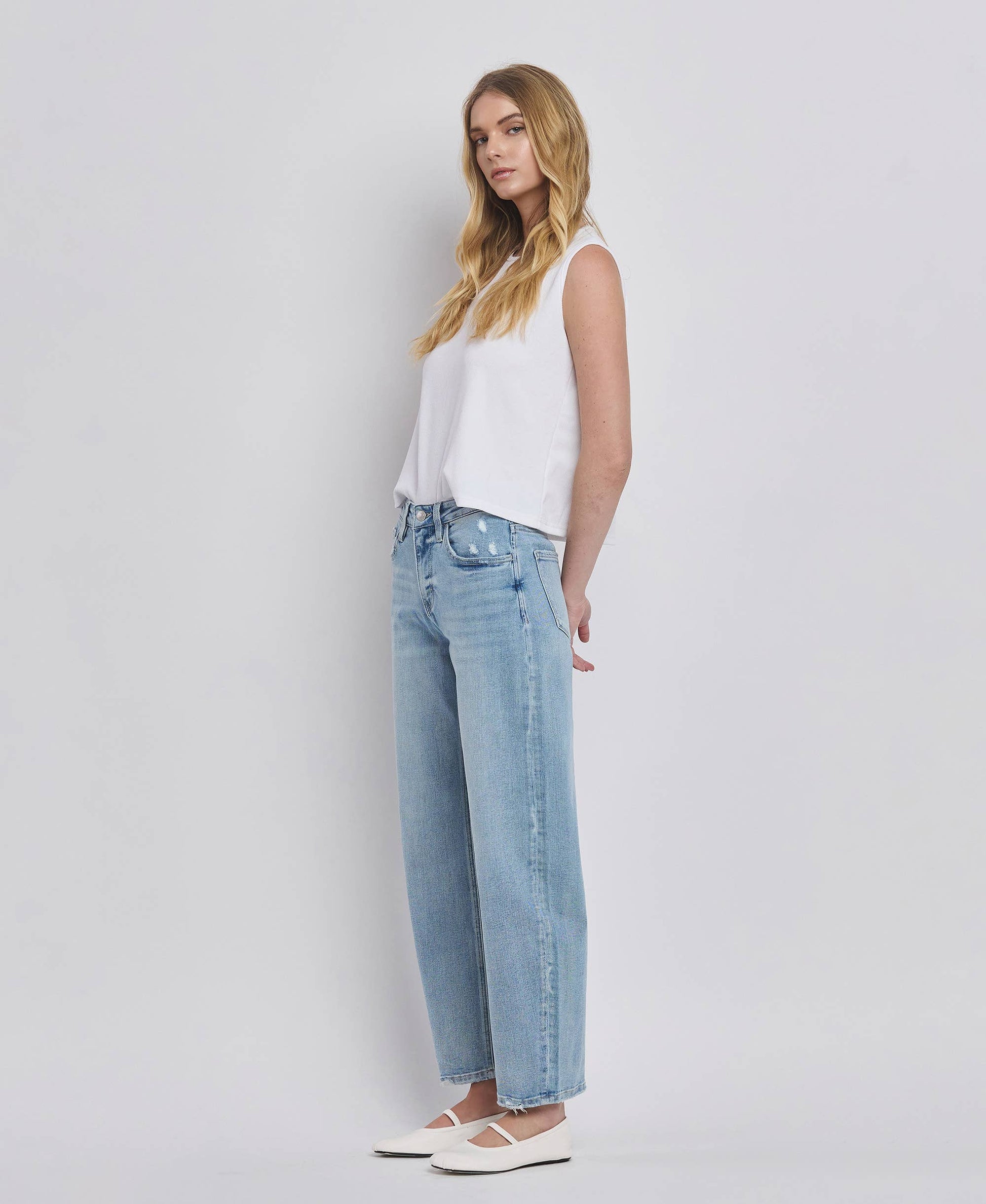 Patsy-HIGH RISE BARREL LEG JEANS