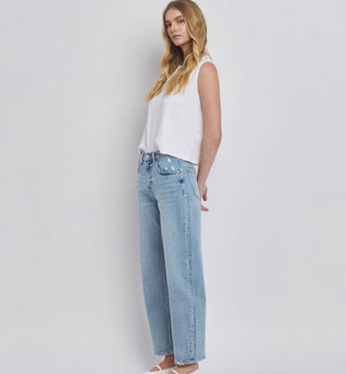 Patsy-HIGH RISE BARREL LEG JEANS