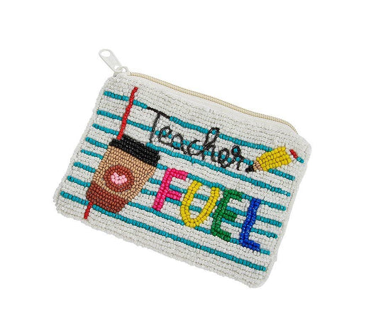 Teacher Coin Bag, 3 Assorted