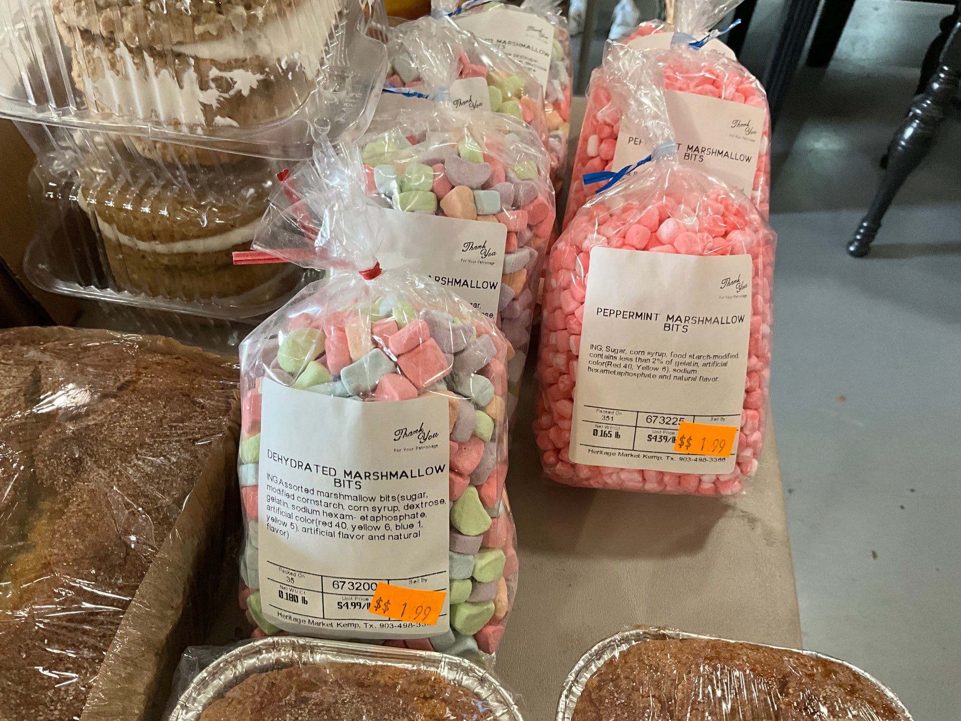 CB marshmallow bits