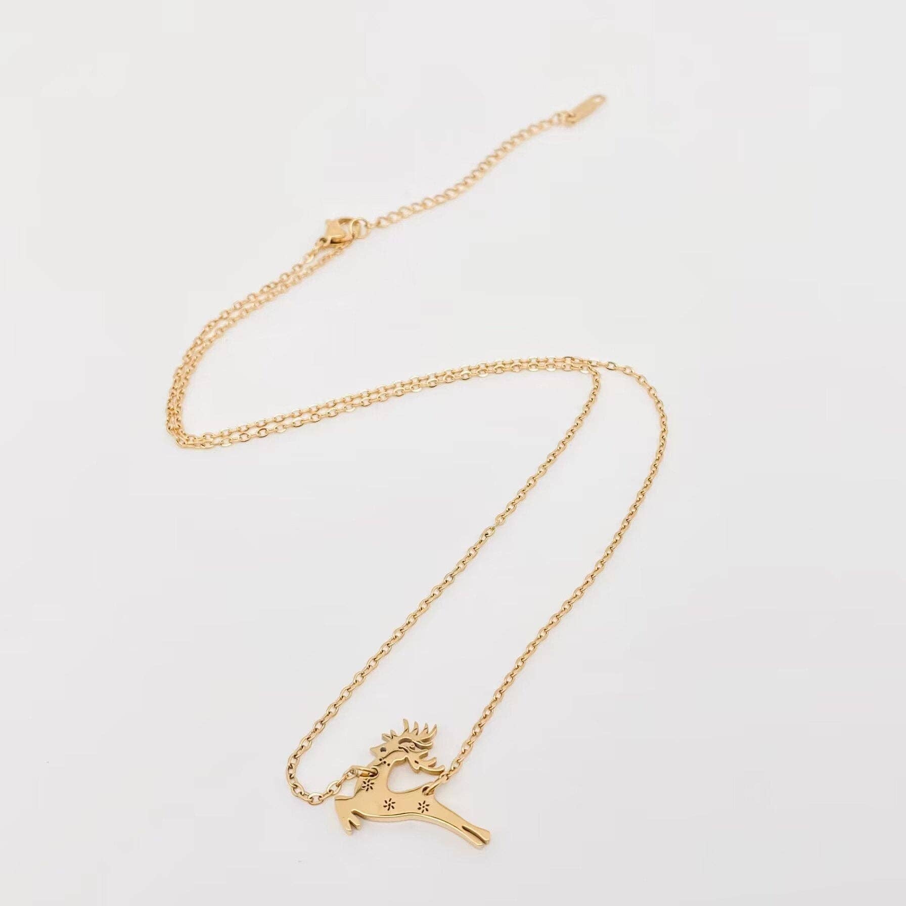 Christmas Reindeer Necklace