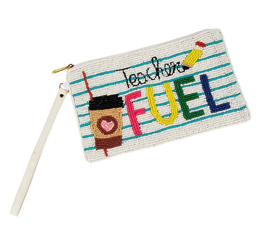 "Teacher Fuel" Wristlet