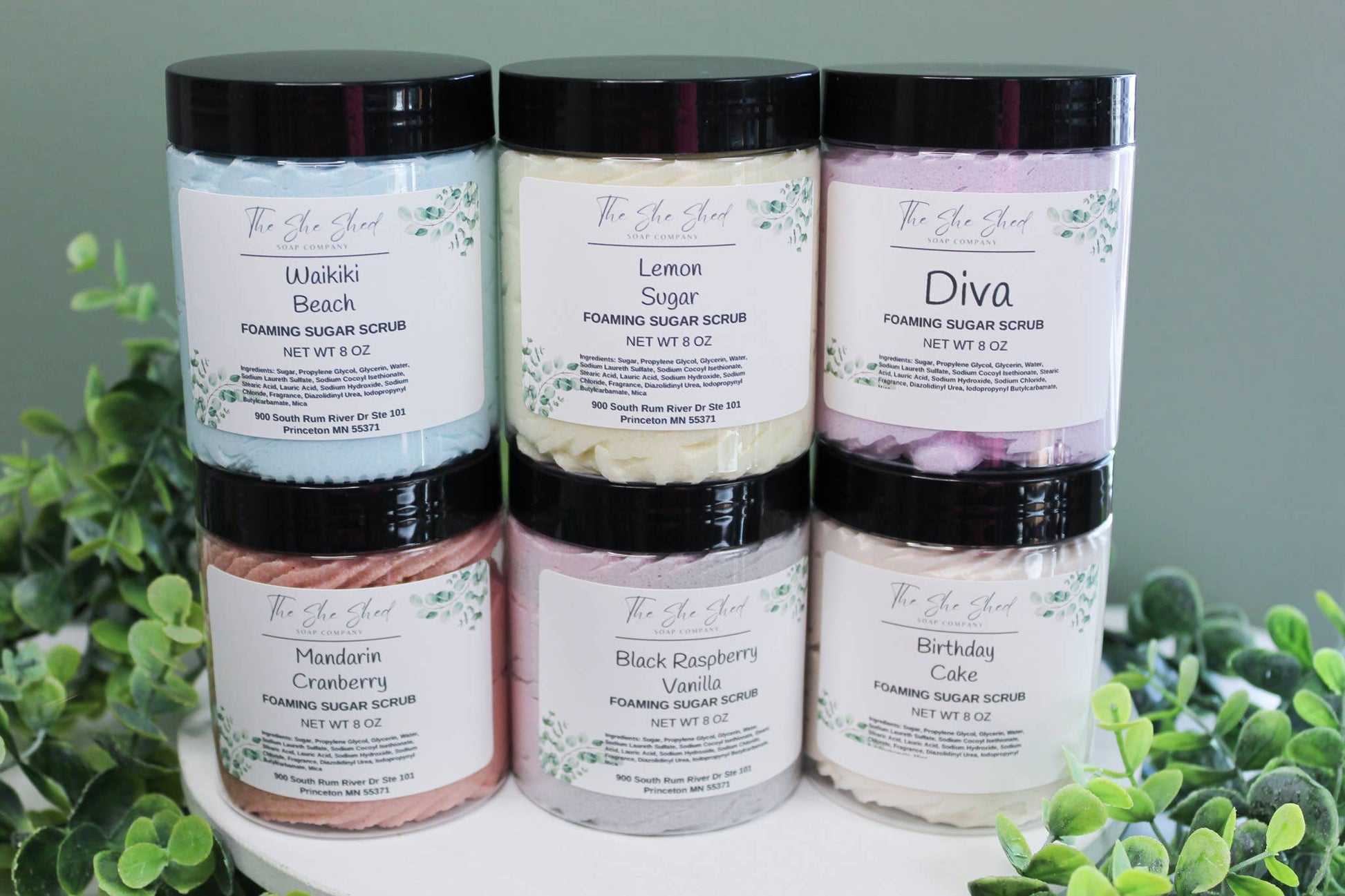 Foaming Sugar Scrub
2 oz
