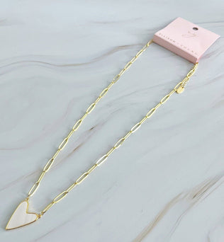 My Heart Link Chain Necklace