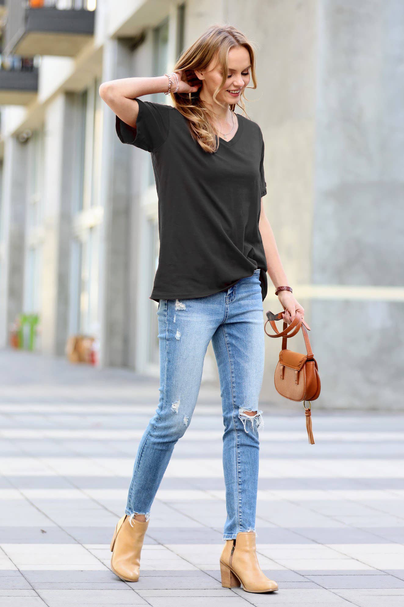 V Neck Tee