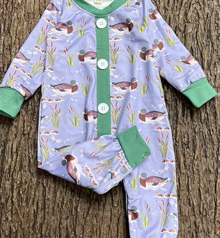 Mallard duck romper