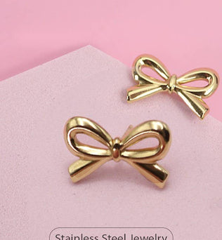 BOW STUD EARRINGS
