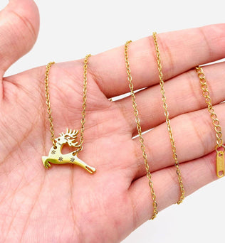 Christmas Reindeer Necklace