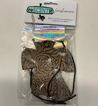 Leather Car Freshies Reusable