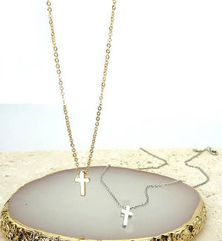 MINI CROSS NECKLACE