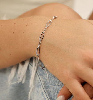 Paperclip Chain Bracelet