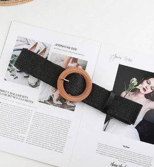 BRAIDED ROUND BUCKLE BELTS