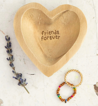 Wood Heart Dish