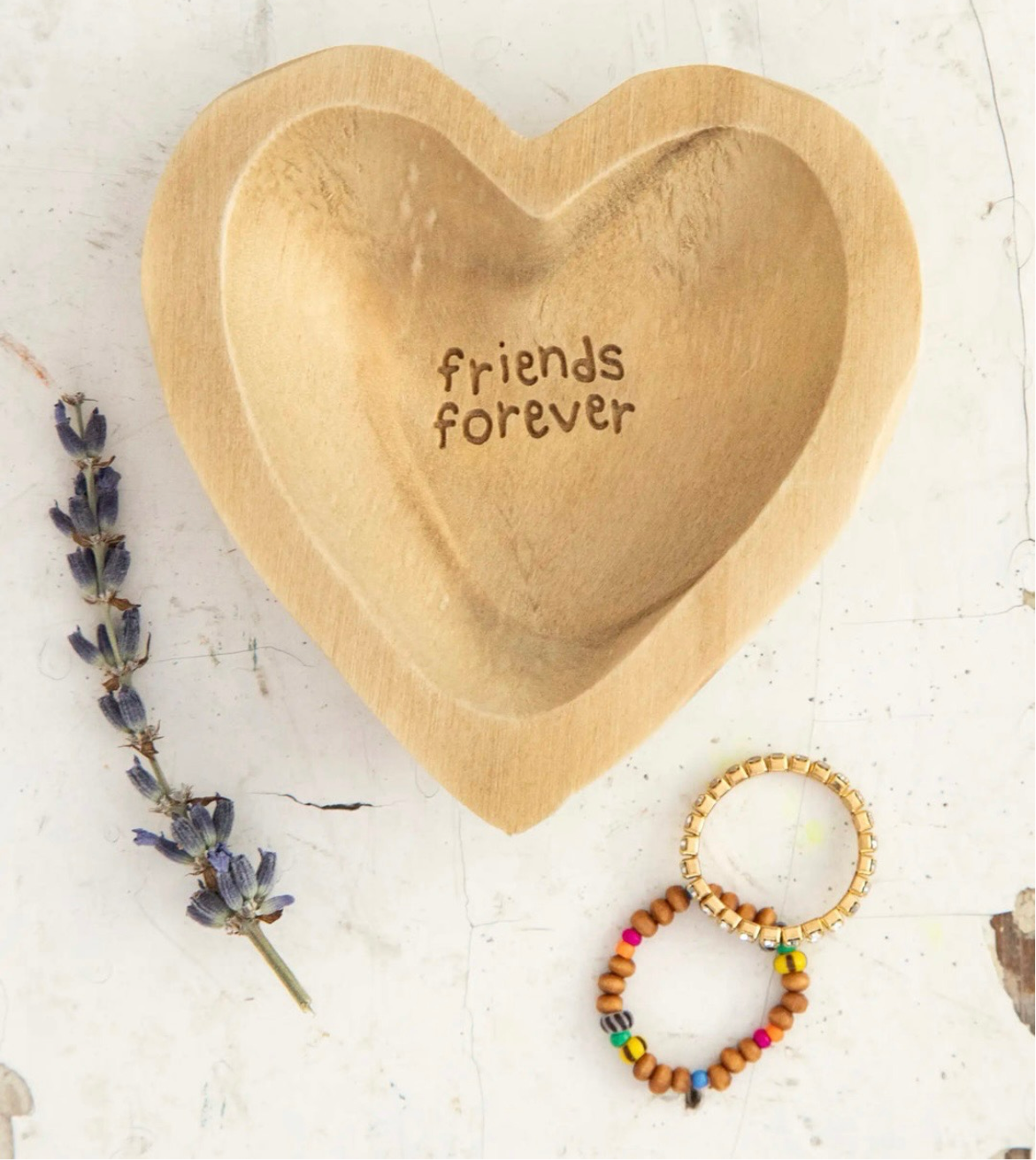 Wood Heart Dish