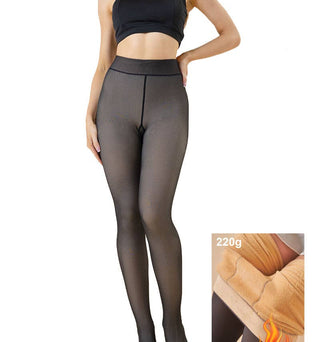 Winter warm fleece tights