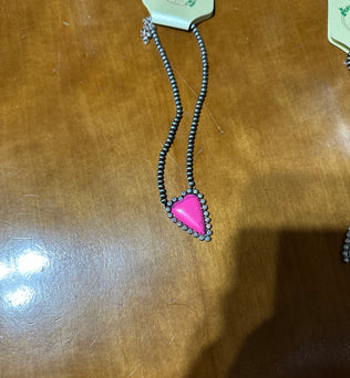 Amor heart pendant necklace