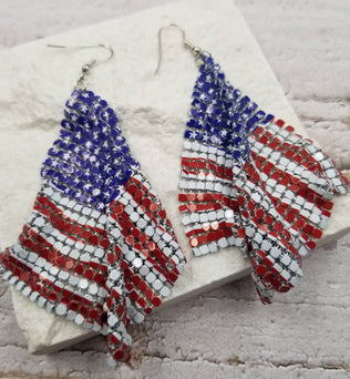 Flag Earrings | Independence Day Earrings