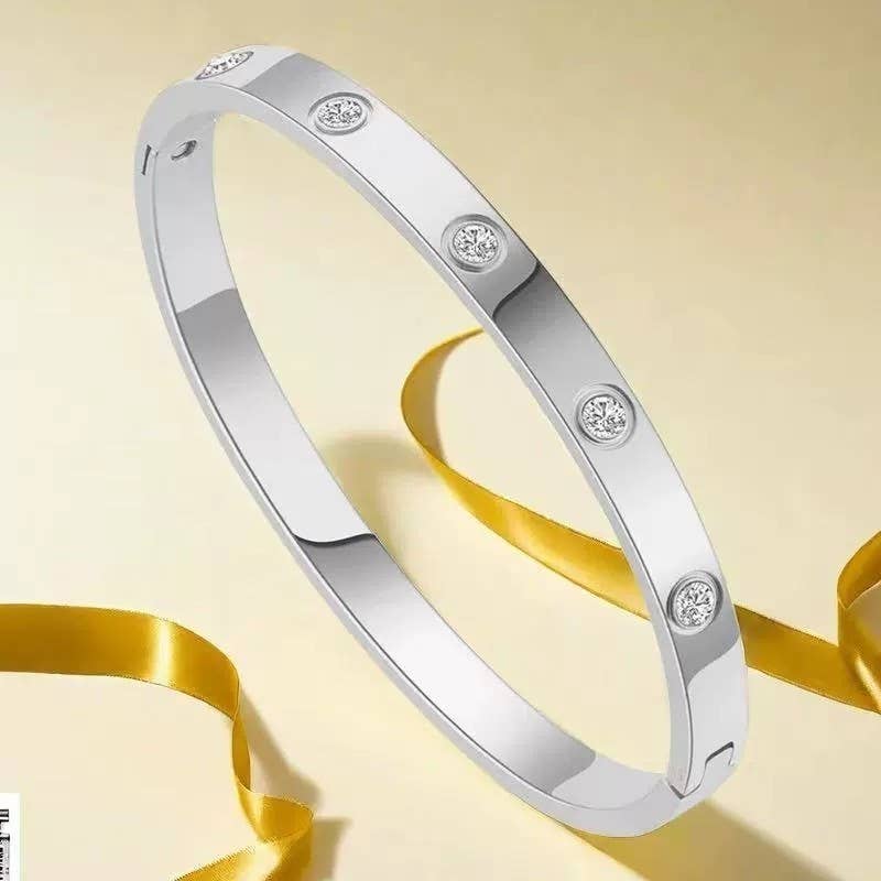 JODI-18K NON-TARNISH WATERPROOF STAINLESS STEEL BANGLE