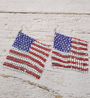 Flag Earrings | Independence Day Earrings
