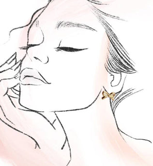 BOW STUD EARRINGS
