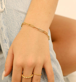 Paperclip Chain Bracelet