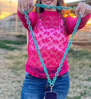 Phone crossbody chain Sterling Kreek Attached At The Hip Chain: O/S