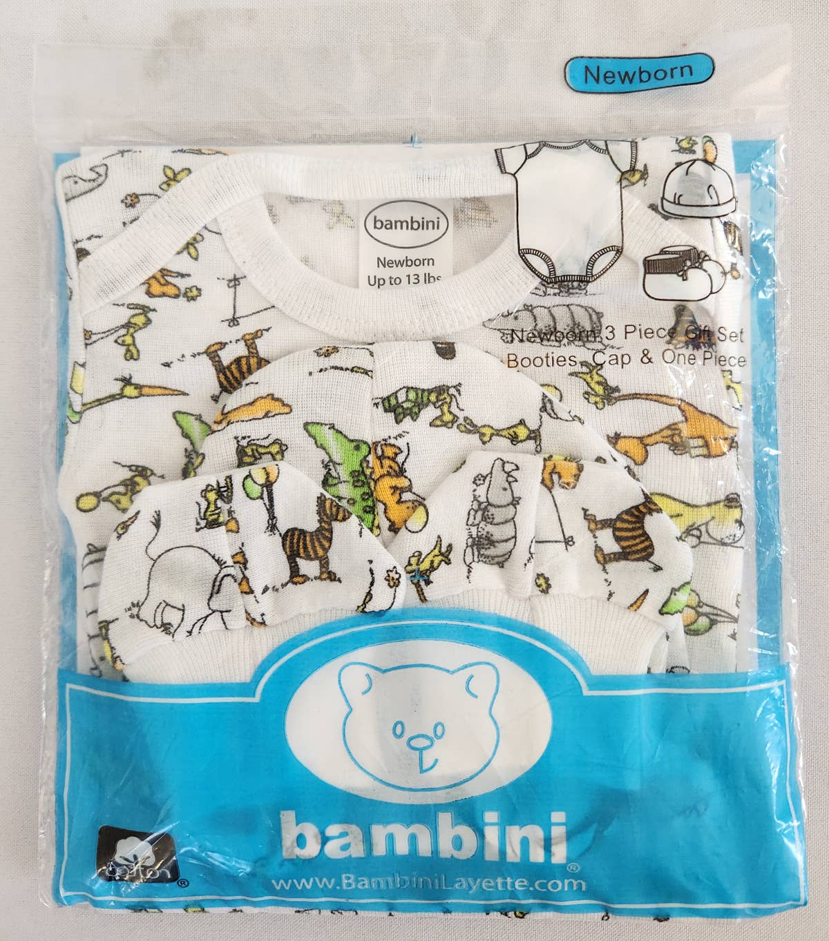 Crocodile-Newborn 3 Piece Gift Set