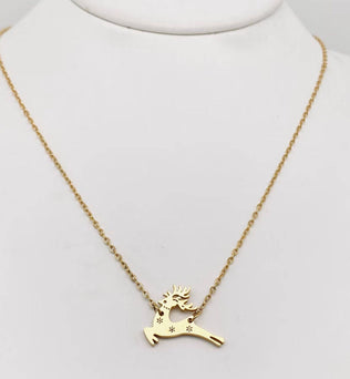 Christmas Reindeer Necklace