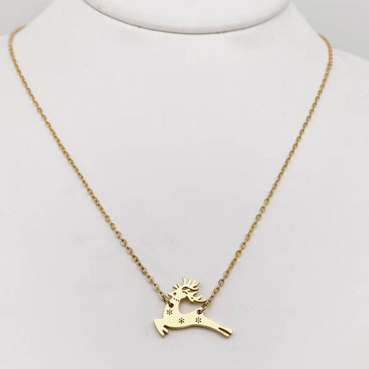 Christmas Reindeer Necklace
