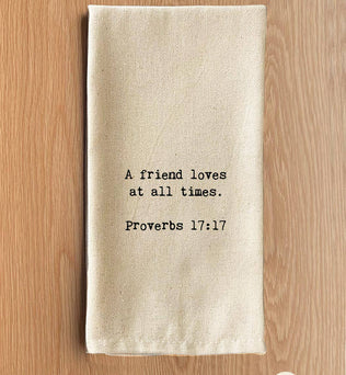 Inspirational hand towels