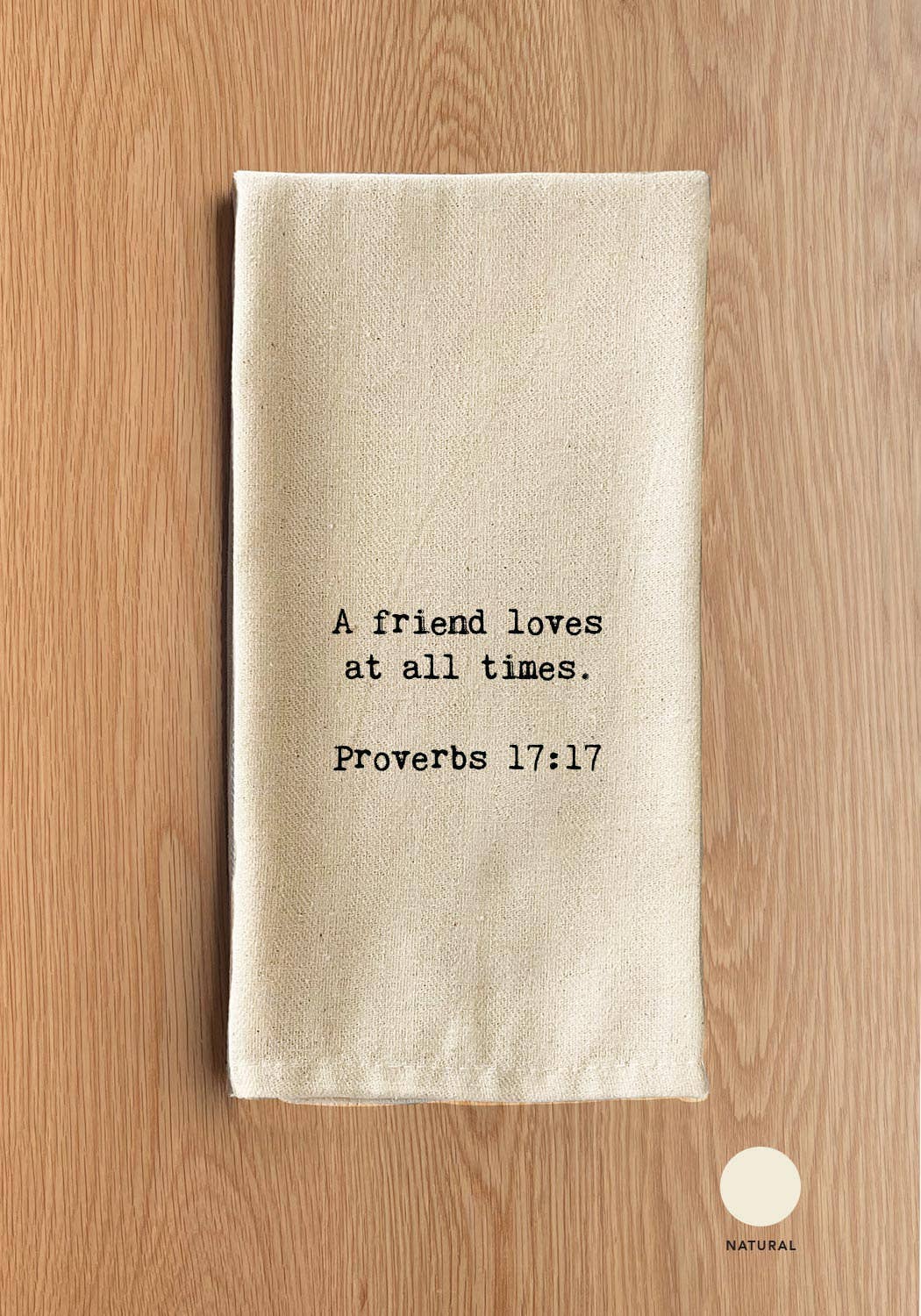 Inspirational hand towels