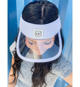 Canvas CC Visor with PVC Brim