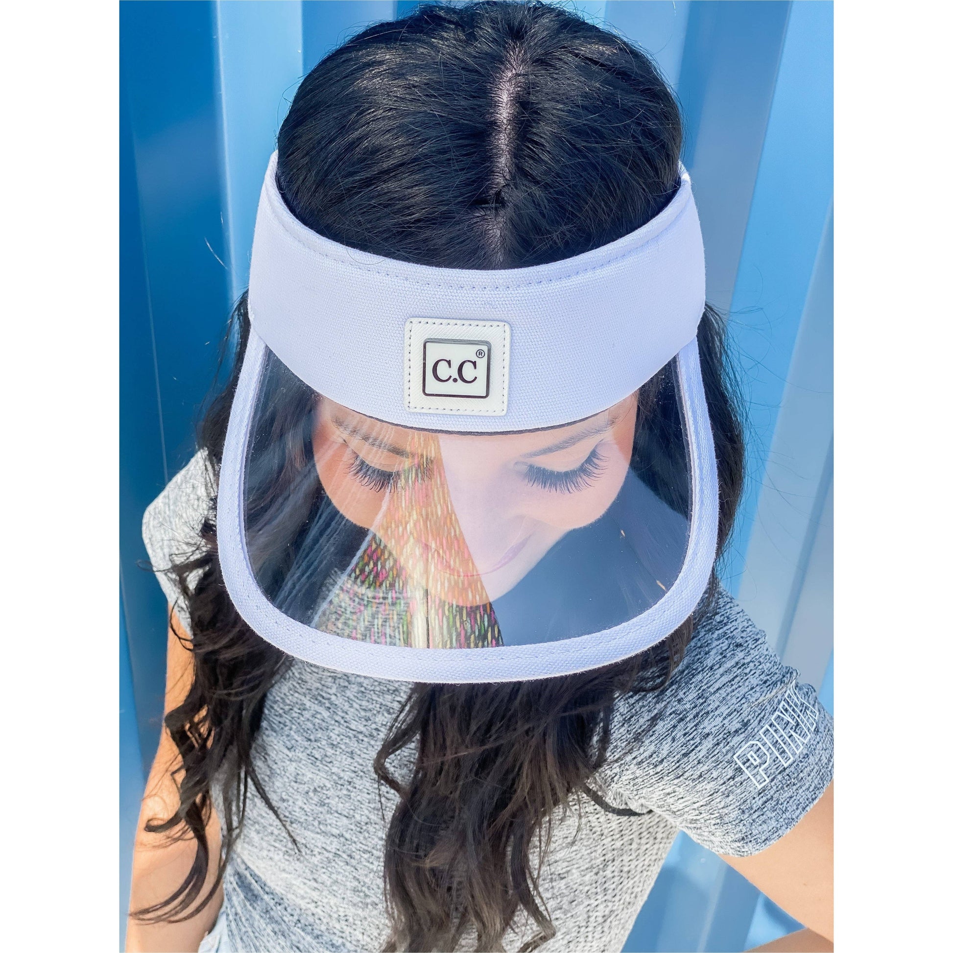 Canvas CC Visor with PVC Brim