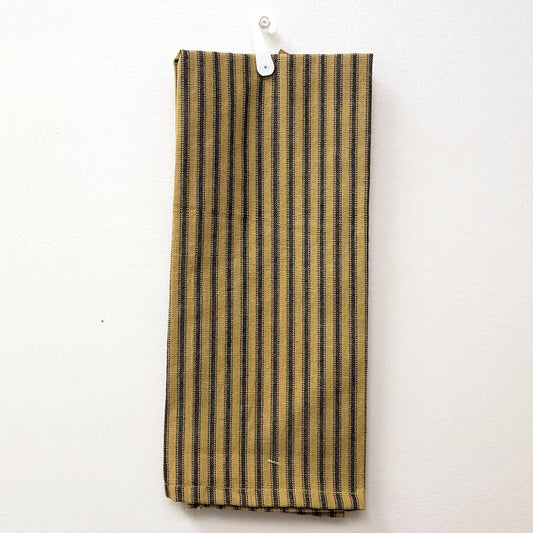 Tea Towel Black Ticking Kitchen Towel
