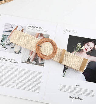 BRAIDED ROUND BUCKLE BELTS