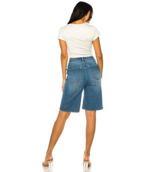 Denim Bermuda Shorts