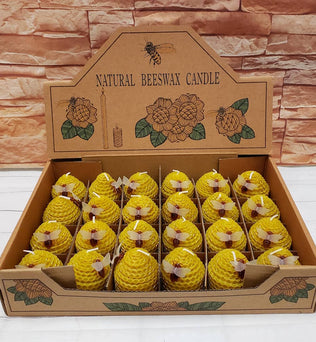 Bee Natural Yellow Beeswax Candle