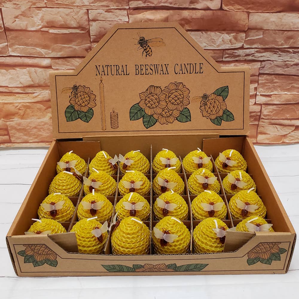 Bee Natural Yellow Beeswax Candle