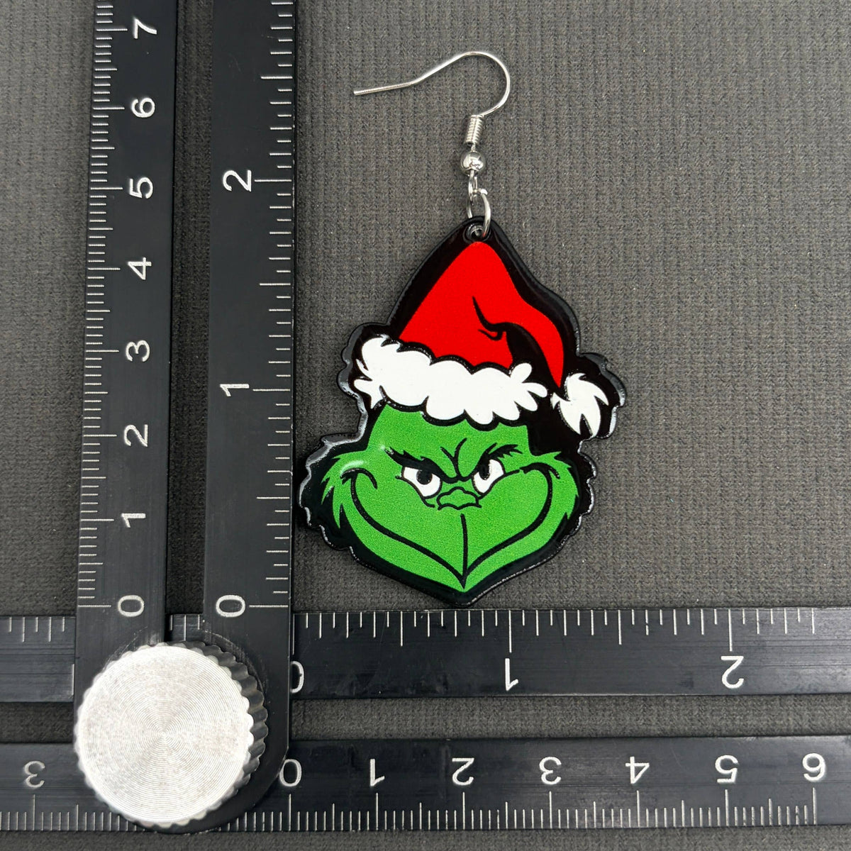 Grinch - Christmas Hat Dangle Earrings