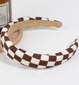 Checkerboard Plaid Headband