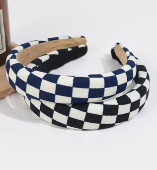 Checkerboard Plaid Headband