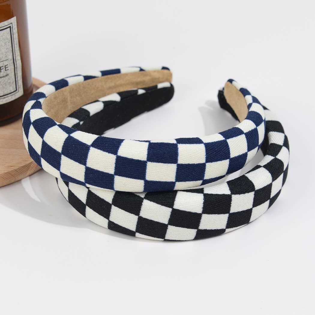 Checkerboard Plaid Headband