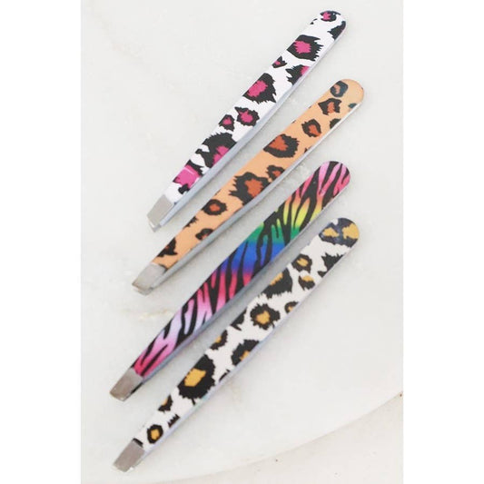 Tweezers Love and Repeat - Leopard Print Tweezers: MIX COLOR / ONE(12)